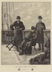 Der königliche Besuch in Irland, April 1885